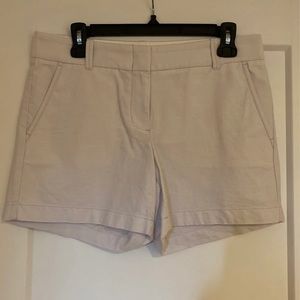 J Crew White Chino Shorts